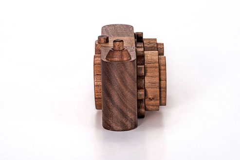 Twinkle wooden toy camera inspired by the stereo camera offers double the fun with two kaleidoscope lenses. Like a wooden binocular toy, Father’s Factory twinkle wooden toy camera has 2 lenses. Children can look through the lenses and find wonders. The kaleidoscopic lens will enhance creativity in children and offers high-quality playtime. Father's factory wooden toys can double as interior decor, kid’s room decor, and playroom display.