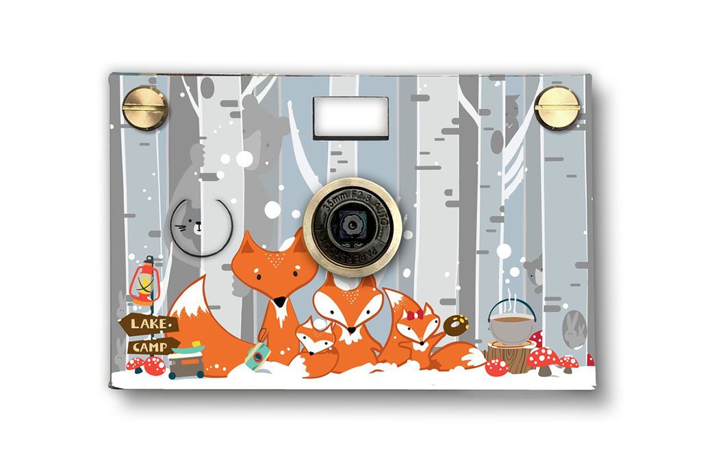 Father's Factory Snow Fox PaperCam paper digital camera is a fun and easy to use working digital camera with recycled paper case for any photographers who love to fox