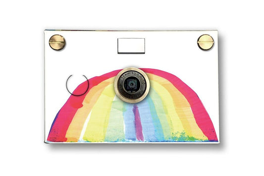 Father's Factory Rainbow PaperCam paper digital camera is a fun and easy to use working digital camera with recycled paper case for any beginner photographers. 