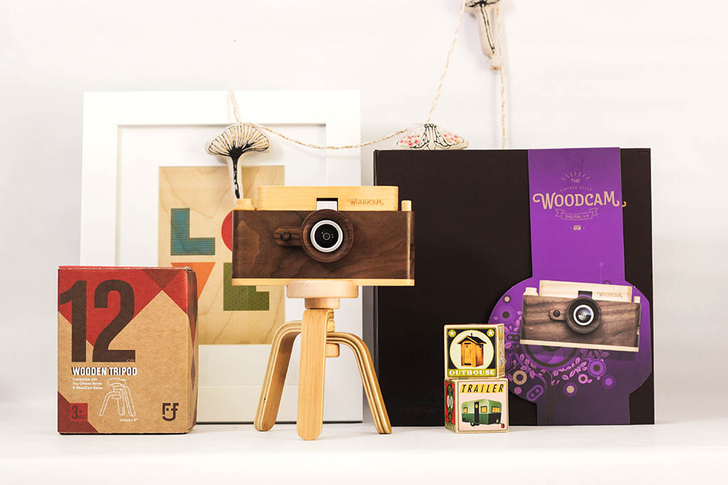 Classic One Wooden Digital Camera Full HD & Tripod - Father's Factory