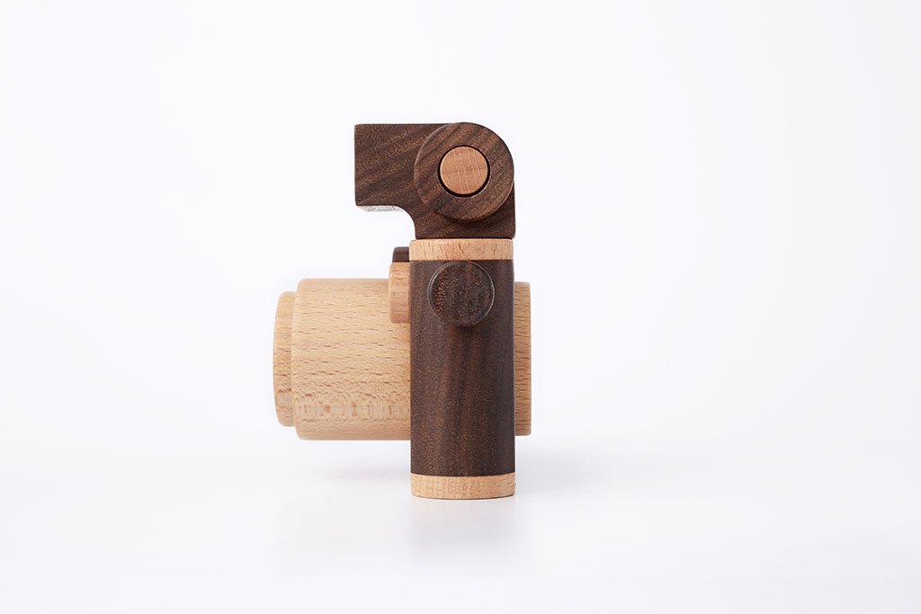 Father's Factory 35MM Vintage Wooden Toy Camera Walnut